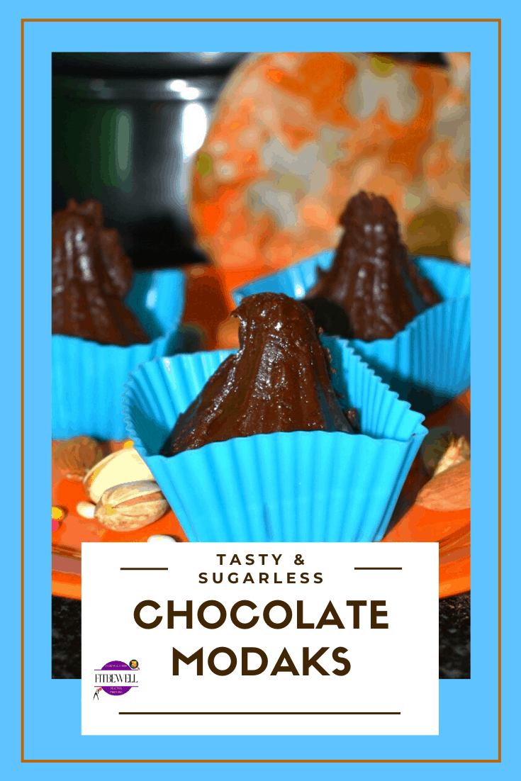Delicious homemade chocolate modaks without sugar or condensed milk