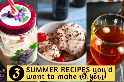 Healthy summer recipes with cold brew coffee