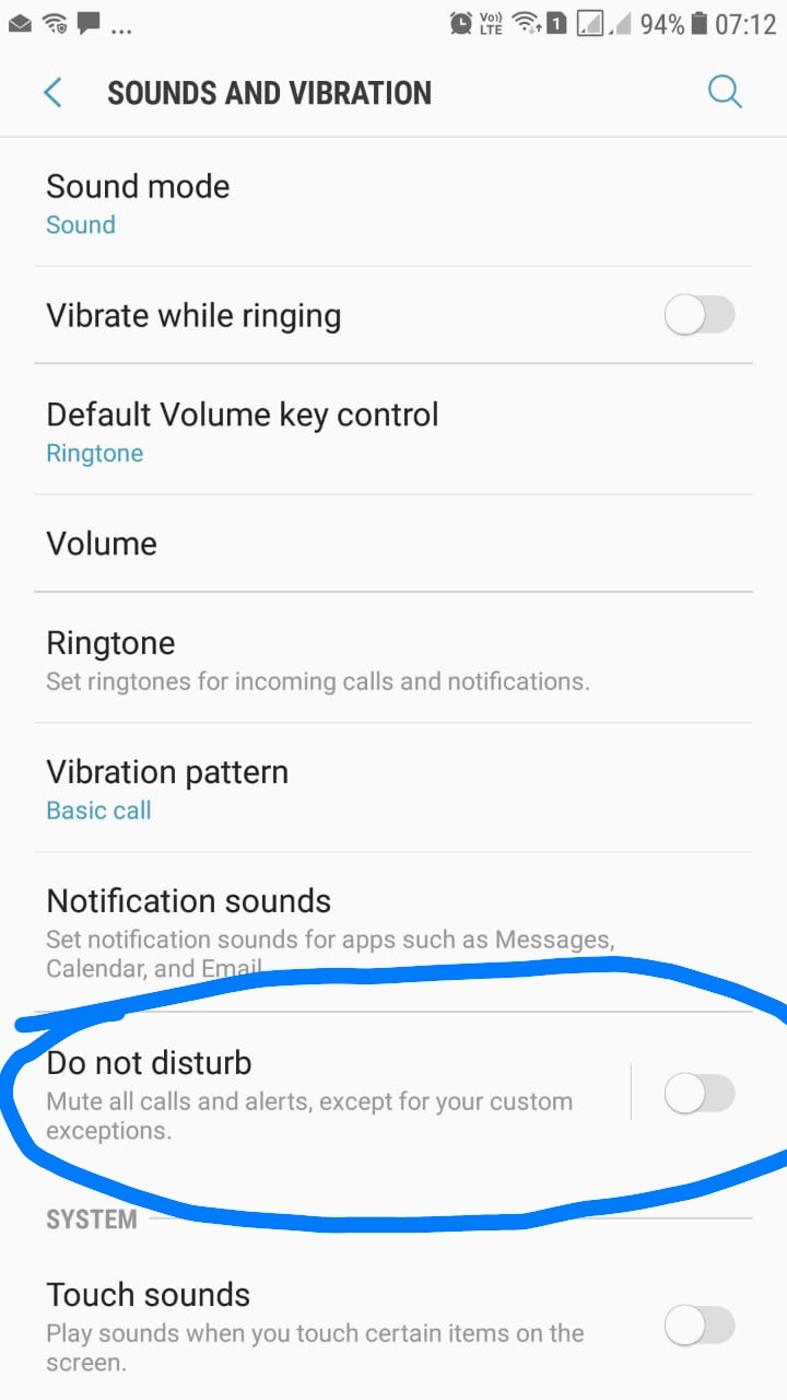 DND / BLOCK mode to stop sleeping with your phone