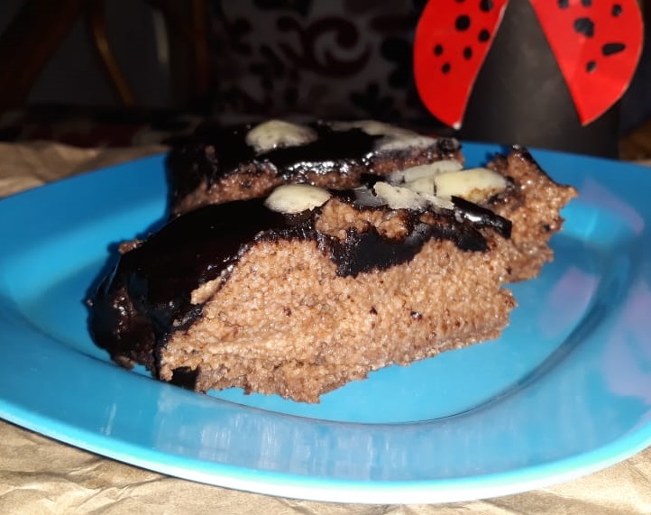 Chocolate Rava Cake without Maida