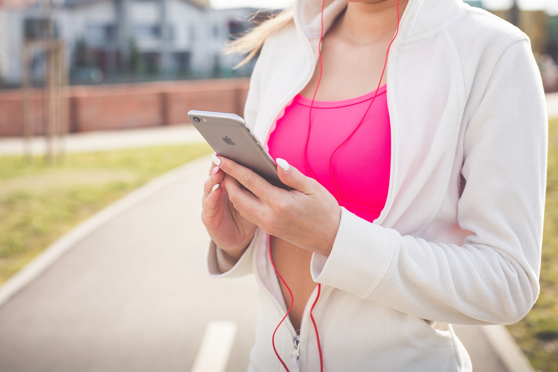 Record your walking progress with a tracker or an app