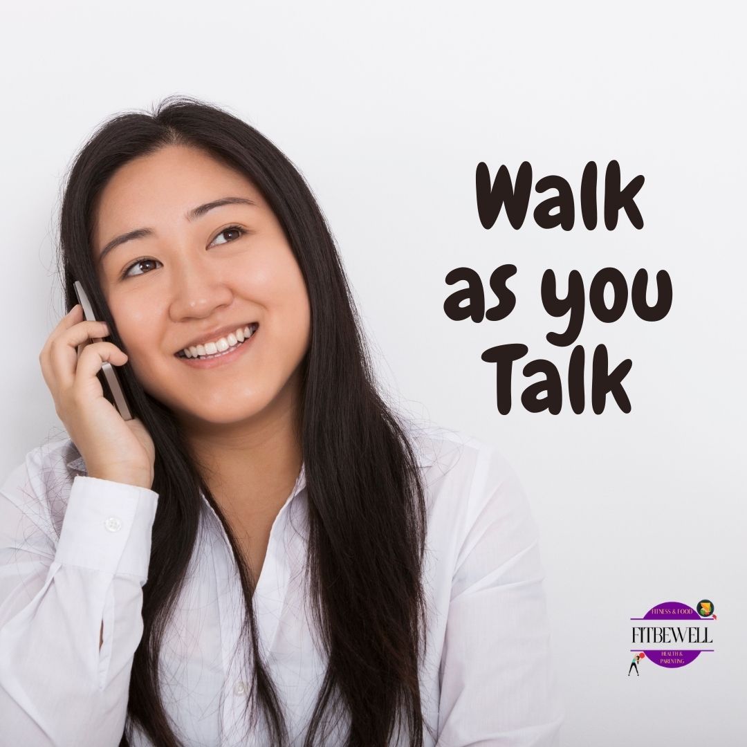 walk when you talk on the phone to get closer to walk 8k steps daily at home