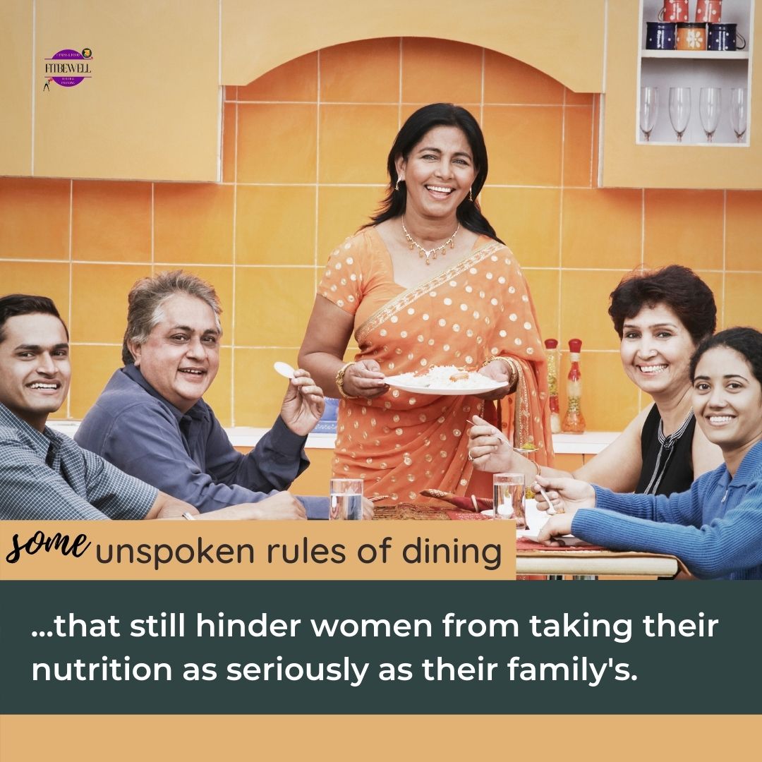 unspoken rules of dining: why women neglect their own nutrition